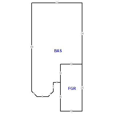 Building layout (traversing data) of this property