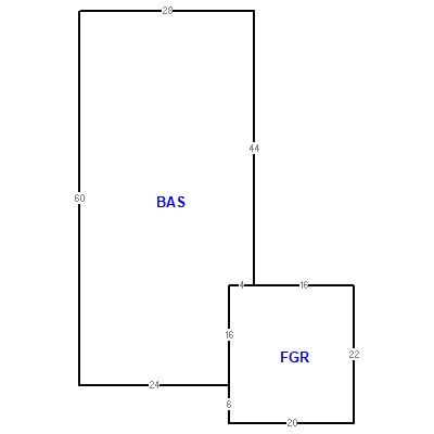 Building layout (traversing data) of this property