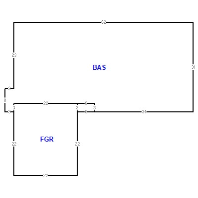 Building layout (traversing data) of this property