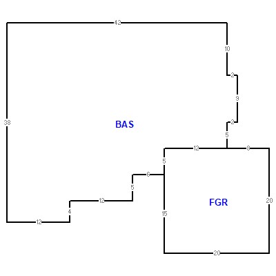 Building layout (traversing data) of this property