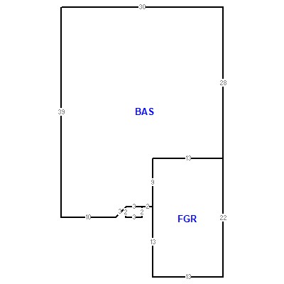 Building layout (traversing data) of this property