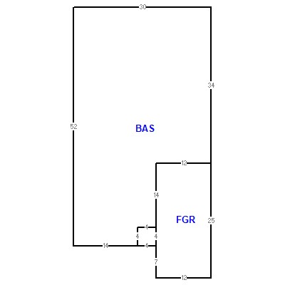 Building layout (traversing data) of this property