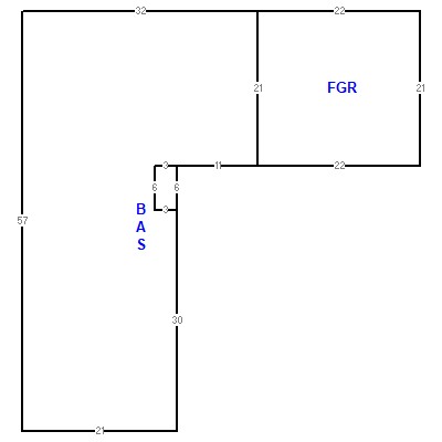 Building layout (traversing data) of this property