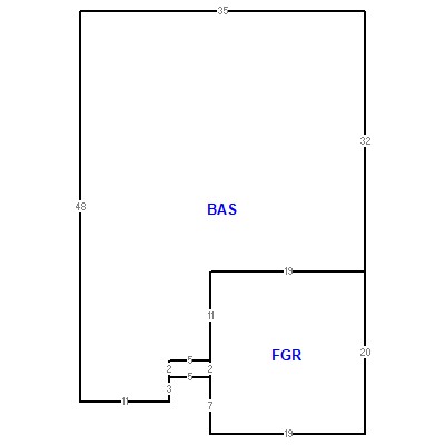 Building layout (traversing data) of this property