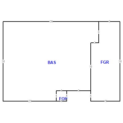 Building layout (traversing data) of this property