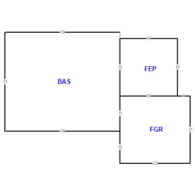 Building layout (traversing data) of this property