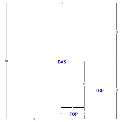 Building layout (traversing data) of this property
