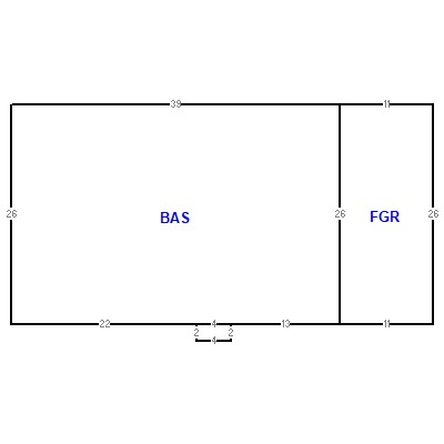 Building layout (traversing data) of this property