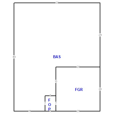 Building layout (traversing data) of this property