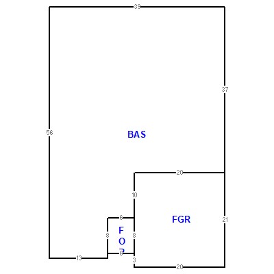 Building layout (traversing data) of this property