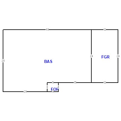 Building layout (traversing data) of this property