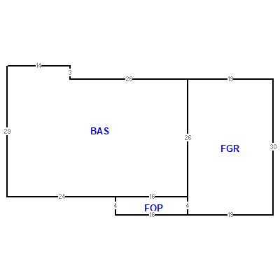 Building layout (traversing data) of this property