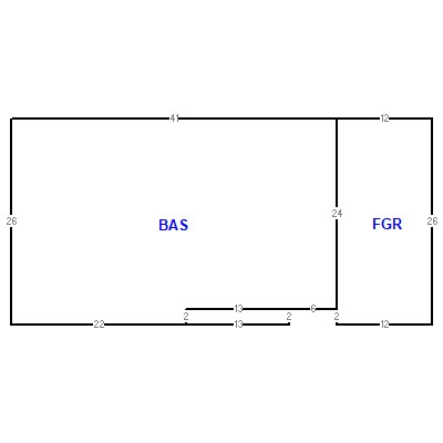 Building layout (traversing data) of this property