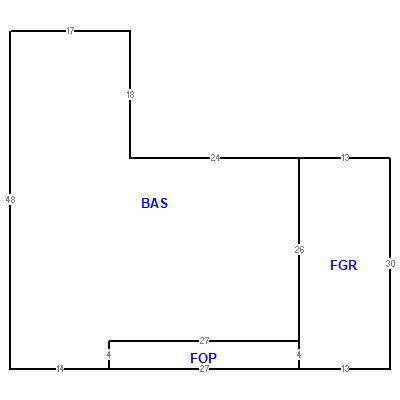 Building layout (traversing data) of this property