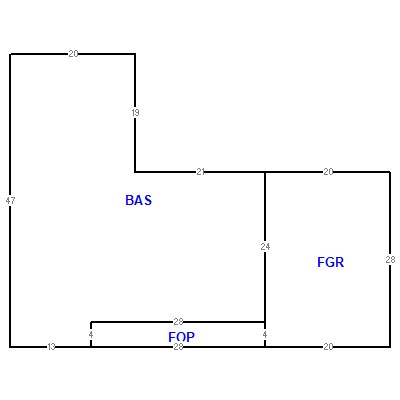 Building layout (traversing data) of this property