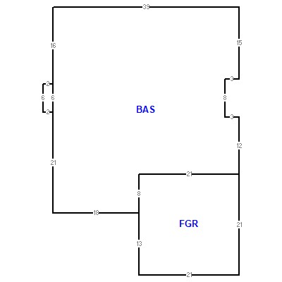 Building layout (traversing data) of this property