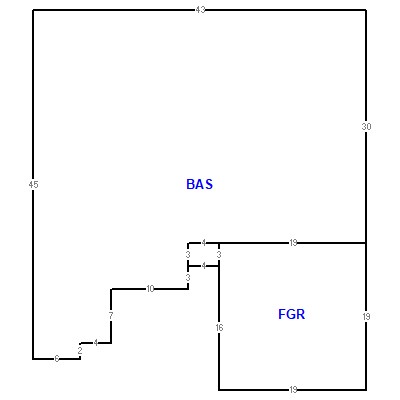 Building layout (traversing data) of this property