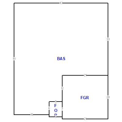 Building layout (traversing data) of this property