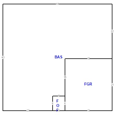 Building layout (traversing data) of this property