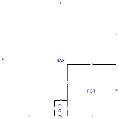 Building layout (traversing data) of this property
