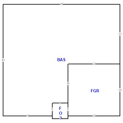 Building layout (traversing data) of this property
