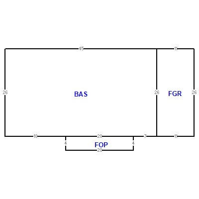 Building layout (traversing data) of this property