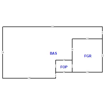 Building layout (traversing data) of this property