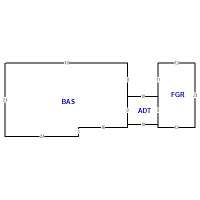 Building layout (traversing data) of this property