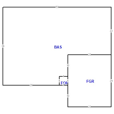 Building layout (traversing data) of this property