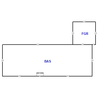 Building layout (traversing data) of this property