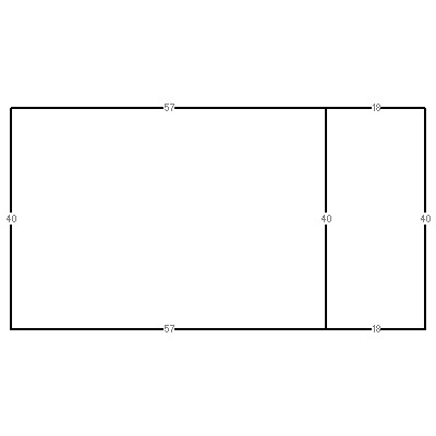 Building layout (traversing data) of this property