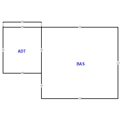 Building layout (traversing data) of this property