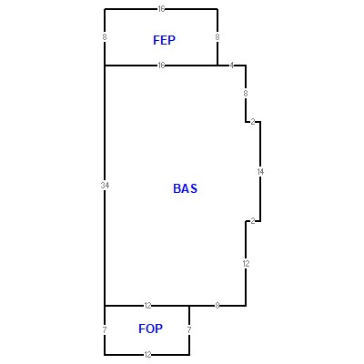 Building layout (traversing data) of this property