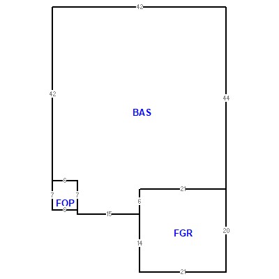 Building layout (traversing data) of this property