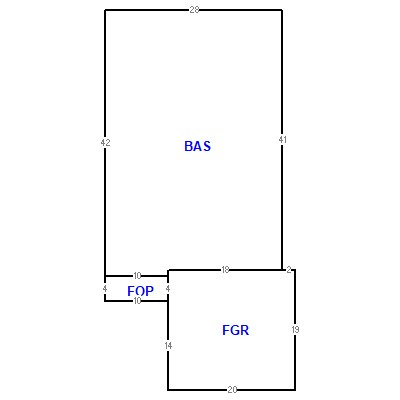 Building layout (traversing data) of this property