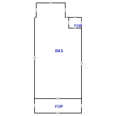 Building layout (traversing data) of this property