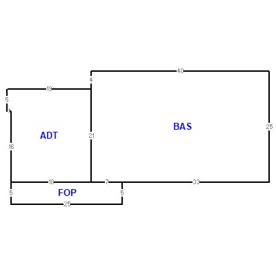 Building layout (traversing data) of this property