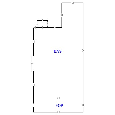 Building layout (traversing data) of this property