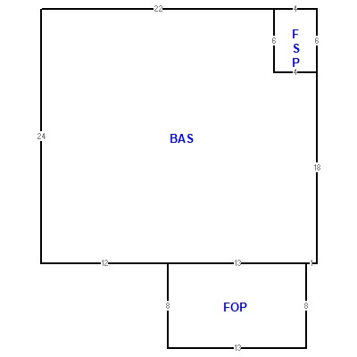 Building layout (traversing data) of this property