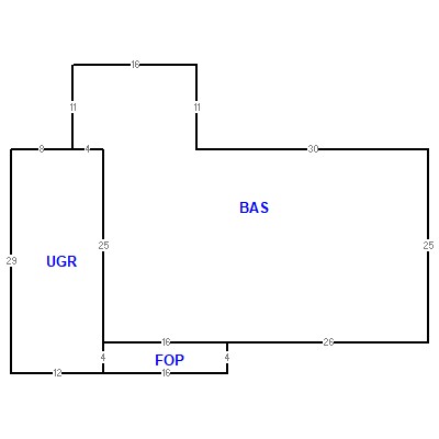 Building layout (traversing data) of this property