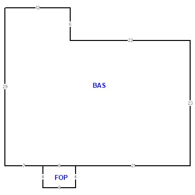 Building layout (traversing data) of this property