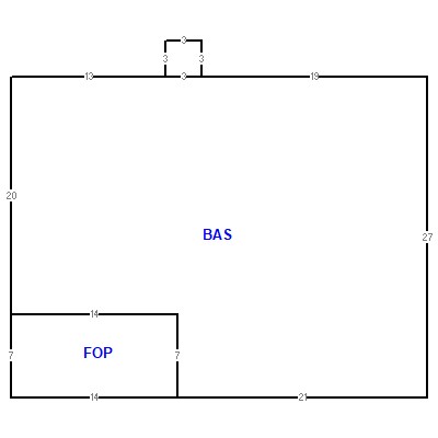 Building layout (traversing data) of this property
