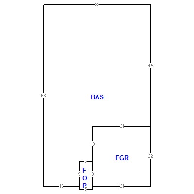 Building layout (traversing data) of this property