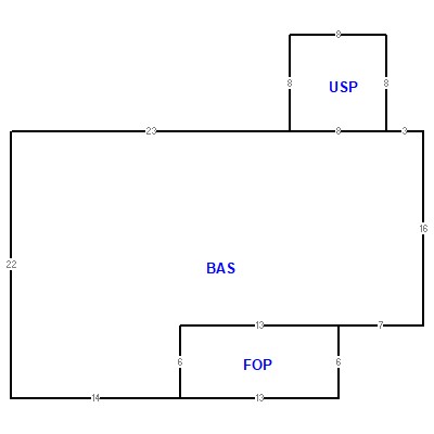 Building layout (traversing data) of this property