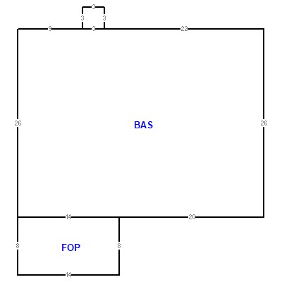 Building layout (traversing data) of this property
