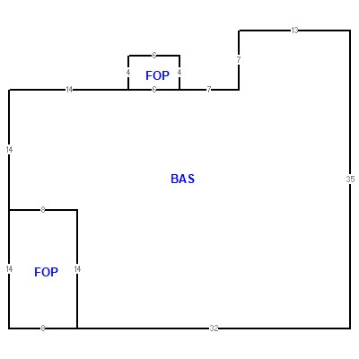 Building layout (traversing data) of this property