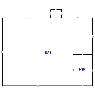 Building layout (traversing data) of this property