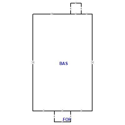 Building layout (traversing data) of this property