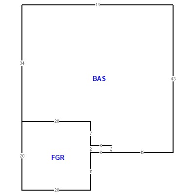 Building layout (traversing data) of this property