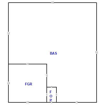 Building layout (traversing data) of this property